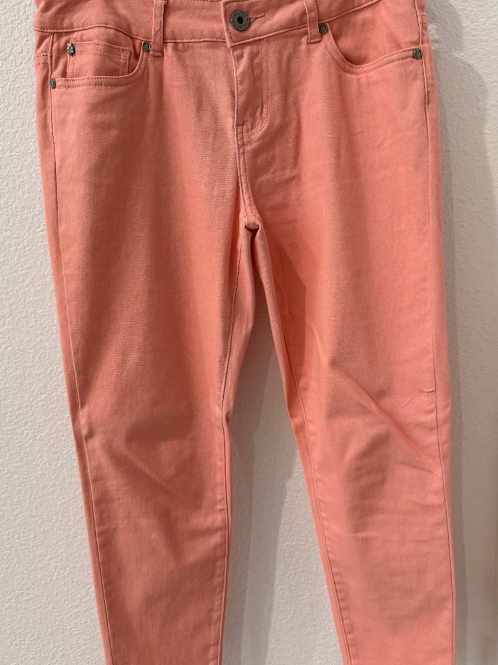 VELVET HEART | ELLIE Mid Rise ANKLE Stretch Denim Jeans | CORAL | Size 28